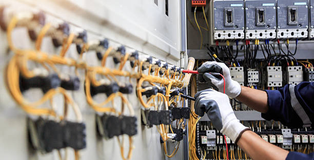 Professional Electrician technician working in Sand Hill, PA